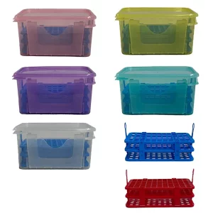 Boites box air 5 couleurs avec portoirs odil-shop.fr
