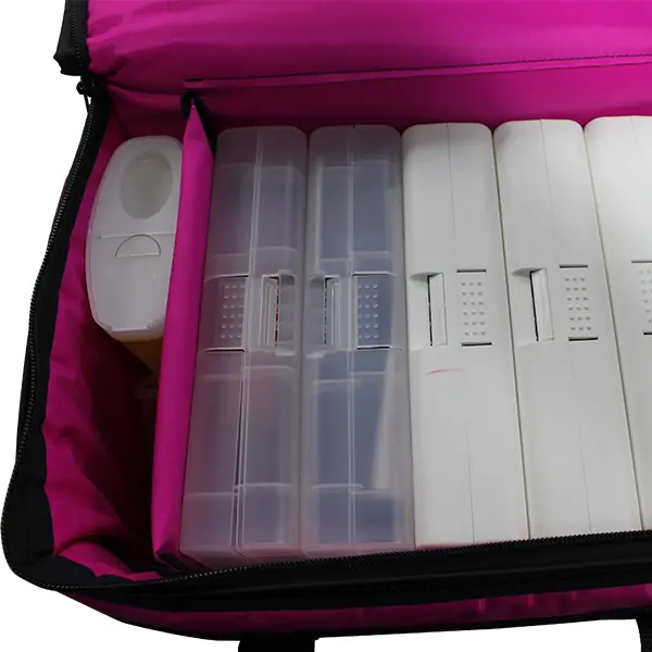 Sac BagBox rose pour 7 Kits Labox odil-shop.fr
