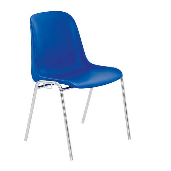 chaise salle attente monocoque-bleu ODIL SAS