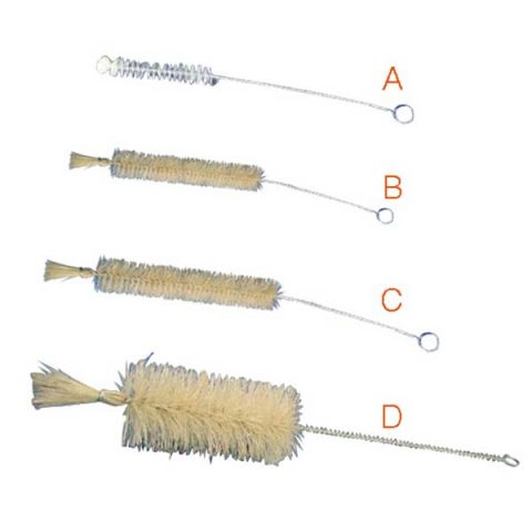 SUNNIFLY 2 Goupillon Paille Silicone, 250mm Brosses De Nettoyage Extra