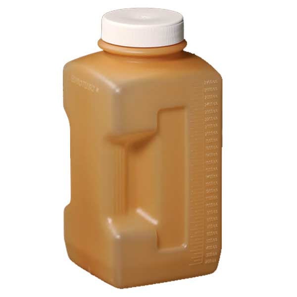Flacon à urine de 24 heures -2,7-litres-marron odil-shop.fr